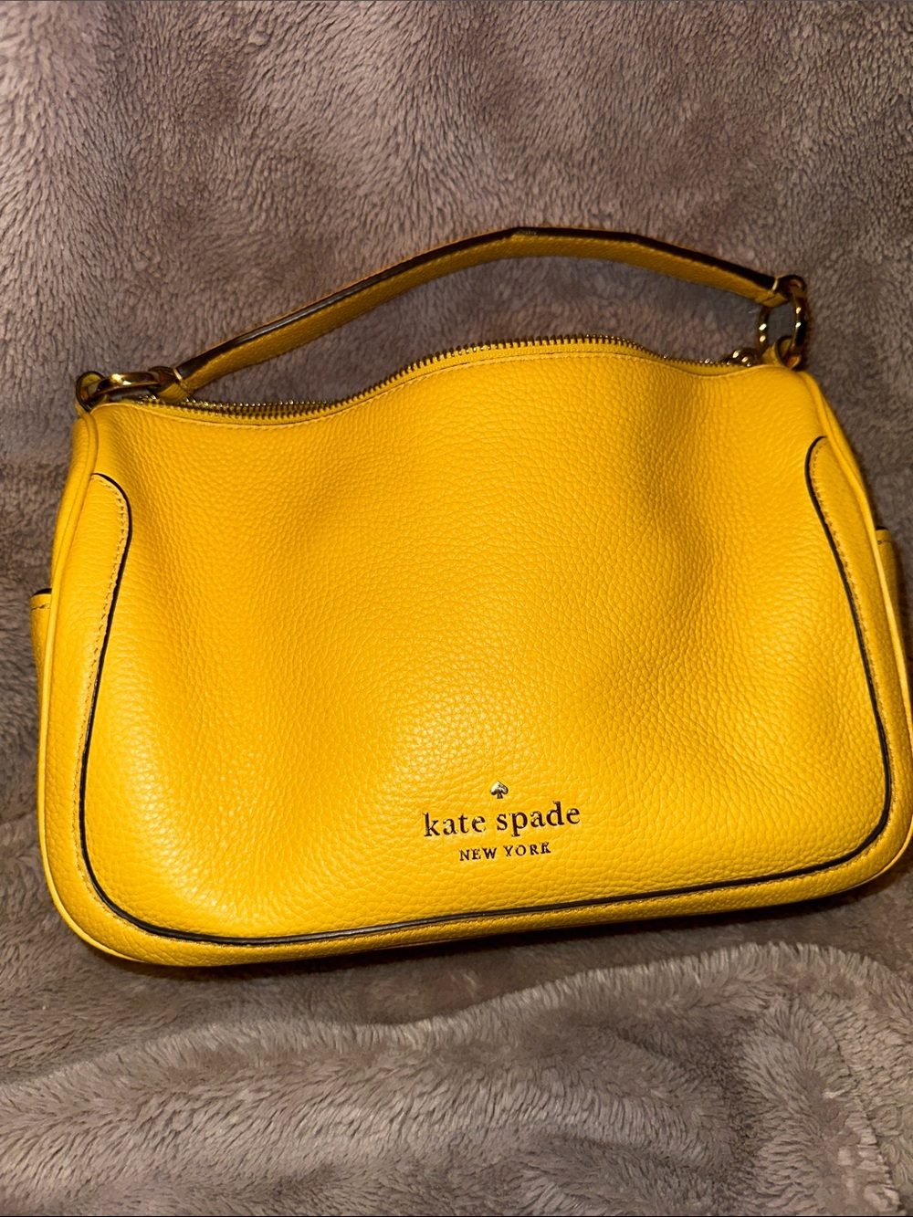 Kate Spade hobo satchel crossbody pebbled leather